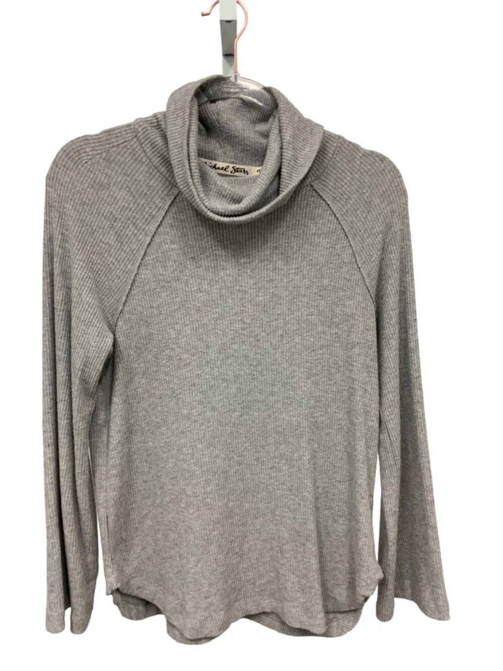 Michael Stars Heather Grey Cowl Neck Sweater Soft & Flowy